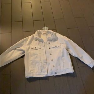White Jean Jacket